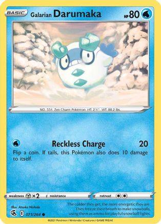 Galarian Darumaka 071/264 - SWSH08 Fusion Strike
