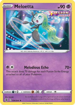 Meloetta 124/264 - SWSH08 Fusion Strike