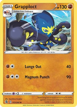 Grapploct 153/264 - SWSH08 Fusion Strike