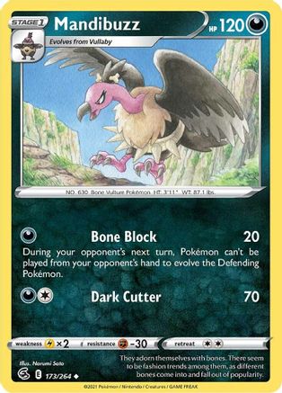 Mandibuzz 173/264 - SWSH08 Fusion Strike