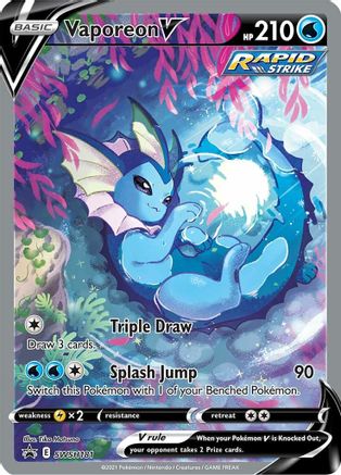 Vaporeon V SWSH181/307 - SWSH Sword & Shield Promo Cards Holofoil