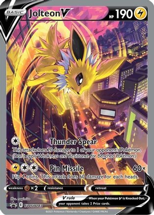Jolteon V SWSH183/307 - SWSH Sword & Shield Promo Cards Holofoil