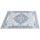 6x9FT VintageÊArea Rug Modern Non Slip Carpet Boho Low Pile Soft Rug Waterproof Machine Washable Rug for Living Room BedroomÊKitchen Dining Room Under