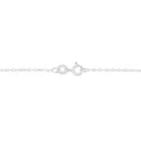 14K White Gold 2.00 Cttw Brilliant Round-Cut Diamond 7 Stone Flower Cluster 18" Pendant Necklace (H-I Color, SI2-I1 Clarity)
