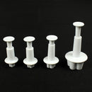 4pcs Plum Flower Fondant Cutter Tool