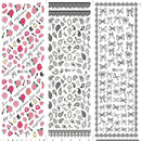 Watermark sticker decal nail sticker