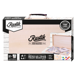 Rustik Deluxe Wood Case: Mexican Train Game