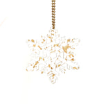 Golden Snowflake Charm - Tumbler Handle Charm
