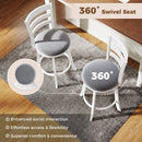 25"/30.5" Swivel Barstools Set of 2 360¬∞ Rotating Bar/Counter Height Chairs with Upholstered Seat