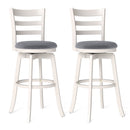 25"/30.5" Swivel Barstools Set of 2 360¬∞ Rotating Bar/Counter Height Chairs with Upholstered Seat