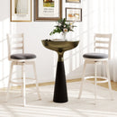 25"/30.5" Swivel Barstools Set of 2 360¬∞ Rotating Bar/Counter Height Chairs with Upholstered Seat