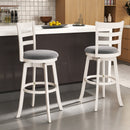 25"/30.5" Swivel Barstools Set of 2 360¬∞ Rotating Bar/Counter Height Chairs with Upholstered Seat