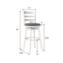25"/30.5" Swivel Barstools Set of 2 360¬∞ Rotating Bar/Counter Height Chairs with Upholstered Seat