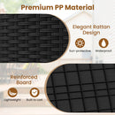 25 Gallon Outdoor Storage Box with Rattan Pattern