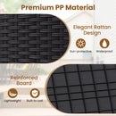 25 Gallon Outdoor Storage Box with Rattan Pattern