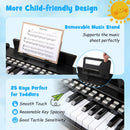 25 Keys Kids Piano Keyboard with Adjustable Speed and Volume