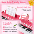 25 Keys Kids Piano Keyboard with Adjustable Speed and Volume