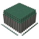 25 Pack-100 Sq.Ft. Foam Floor Tiles Interlocking Carpet Tiles with Edge Borders