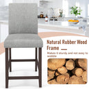 25 Inch Counter Height Set of 2 Bar Stools