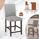 25 Inch Counter Height Set of 2 Bar Stools