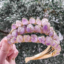 Quartz Crystal Wedding Crown