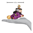 Witch On Broomstick Ornament