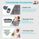 Multifunctional Baby Diaper Bag – 14 Pockets & Changing Tote