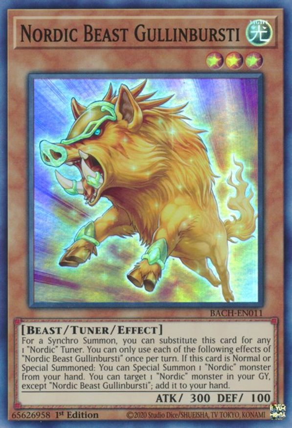 Nordic Beast Gullinbursti | BACH-EN011