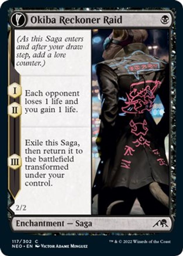 Okiba Reckoner Raid | 117 | Kamigawa: Neon Dynasty
