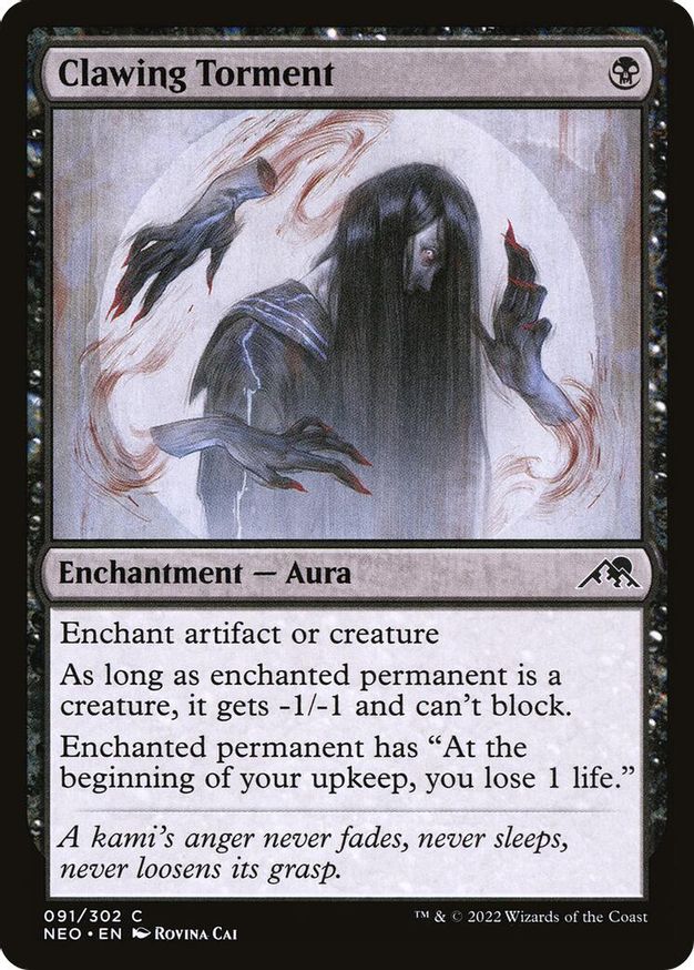 Clawing Torment | 91 | Kamigawa: Neon Dynasty