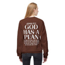 God Has a Plan Crewneck Sweatshirt – Jeremiah 29:11 Christian Pullover
