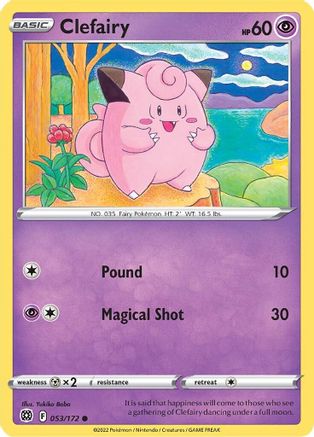 Clefairy 053/172 - SWSH09 Brilliant Stars