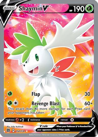 Shaymin V (Full Art) 152/172 - SWSH09 Brilliant Stars Holofoil