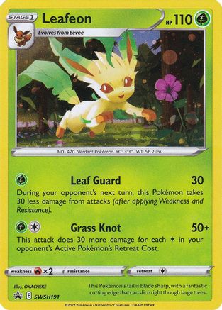 Leafeon SWSH191/307 - SWSH Sword & Shield Promo Cards Holofoil