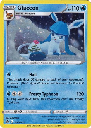 Glaceon SWSH192/307 - SWSH Sword & Shield Promo Cards Holofoil