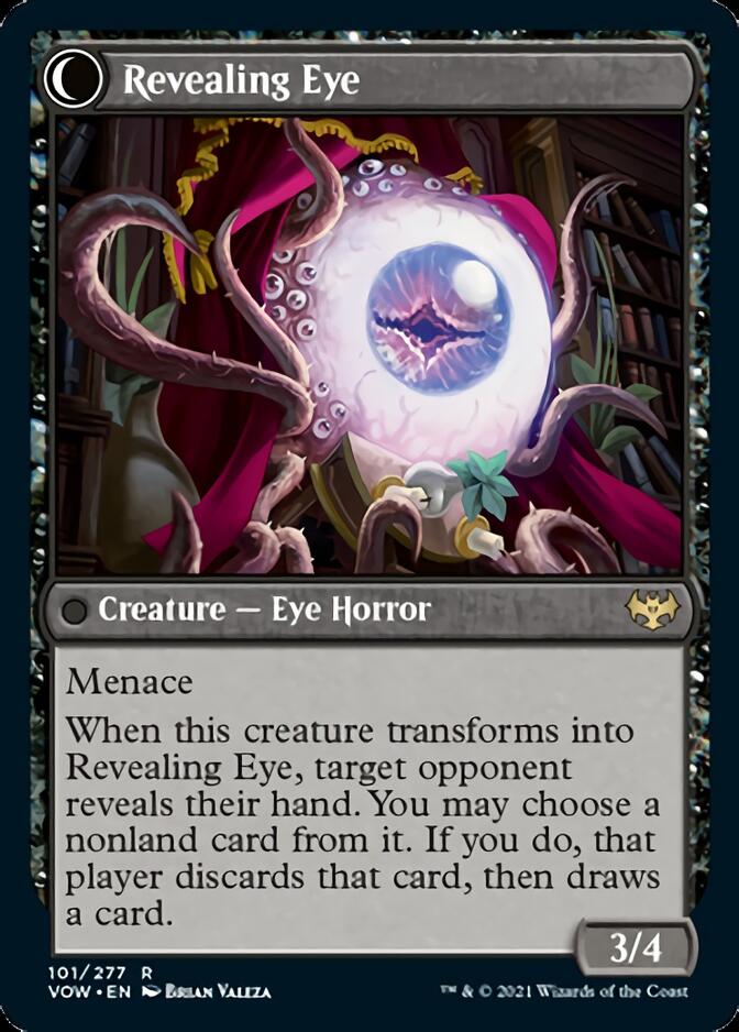 Concealing Curtains // Revealing Eye (VOW-101) - Innistrad: Crimson Vow: (Double Faced Transform) Foil