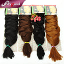 European & American Style Mixed Color Xpression Braid Wig