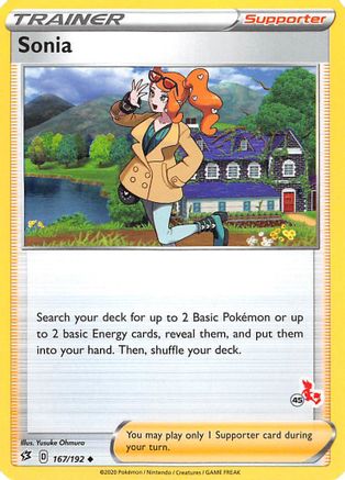 Sonia (# Cinderace Stamped) 167/192 - Battle Academy 2022