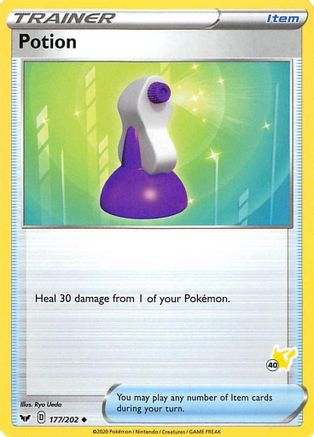 Potion (# Pikachu Stamped) 177/202 - Battle Academy 2022