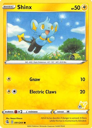 Shinx (# Pikachu Stamped) 091/264 - Battle Academy 2022