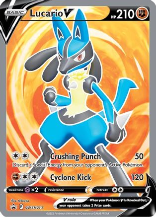 Lucario V SWSH213/307 - SWSH Sword & Shield Promo Cards Holofoil