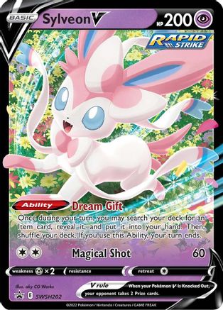 Sylveon V SWSH202/307 - SWSH Sword & Shield Promo Cards Holofoil