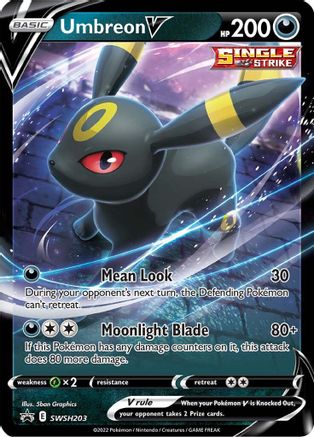 Umbreon V SWSH203/307 - SWSH Sword & Shield Promo Cards Holofoil