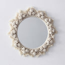 Sunflower Heart Mirror, Handmade Tapestry Decor
