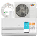 27000 BTU 2 Zone 22 SEER2 Mini Split AC with Heat Pump