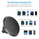 Qi Wireless Car Charger Magnetic Car Phone Charger 5W Charging Pad Air Vent Phone Mount Holder for iPhone XS MAX XR Galaxy S10 S9 Tablet GPS Device
