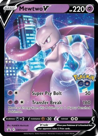 Mewtwo V SWSH223/307 - SWSH Sword & Shield Promo Cards Holofoil