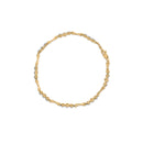 10k Gold 1/3 Cttw Diamond Miracle Set Alternating Bar and Link Bracelet (I-J Color, I1-I2 Clarity) - 7.75" Inches