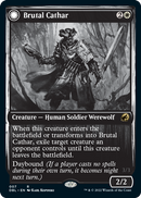 Brutal Cathar // Moonrage Brute (DBL-007) - Innistrad: Double Feature: (Double Faced Transform)