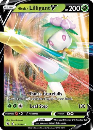 Hisuian Lilligant V 017/189 - SWSH10 Astral Radiance Holofoil